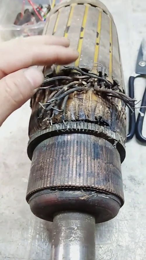 換向器更換,重點記錄這些尺寸 修電機 直流電機維修